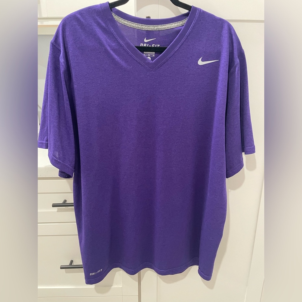 Nike Men's Purple Dri-FIT Shirt